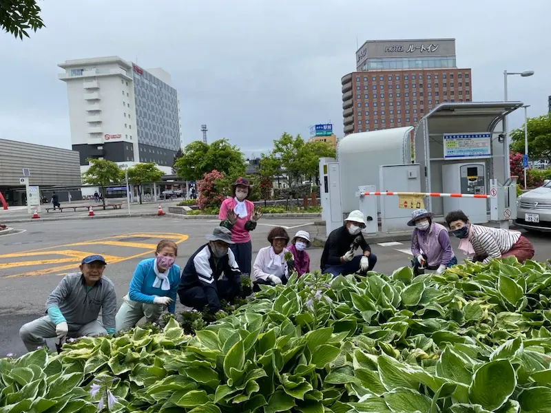 ボランティア活動の写真